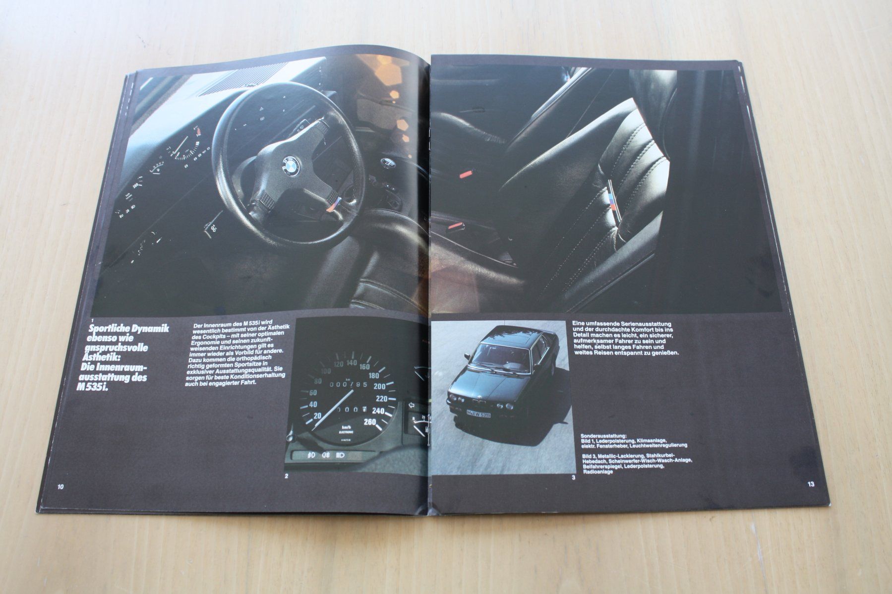 BMW Documenti: BMW M 535i Katalysator Modell E28 Prospekt 2/1985 – Usato da Wikon venduto da erwin400 4