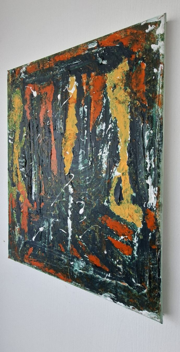 Gemälde: Abstraktes Gemälde, Kunstwerk,handmade 30×40 – Neu (gemäss Beschreibung) aus Riehen von Steinbock1970 3