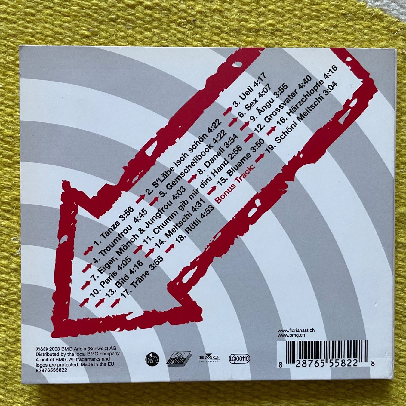 CD: FLORIAN AST-VOLL TRÄFFER (DIGIPACK) – Usato da Rorschacherberg venduto da CD-Roli 1