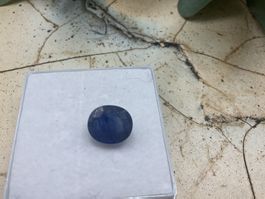 Saphir blau, natürlich
