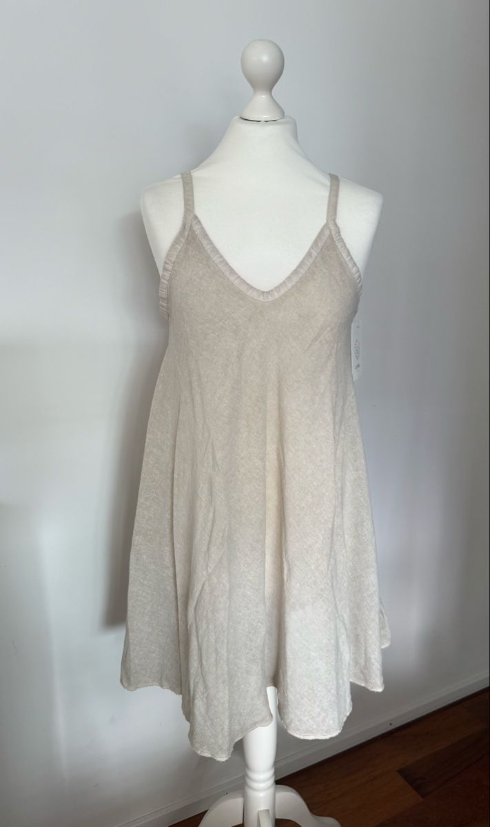 Vestiti: Kleid Baumwolle Bohoostyle OneSize beige Neu – Nuovo e nell'imballaggio originale da Stansstad venduto da InStyle8 1