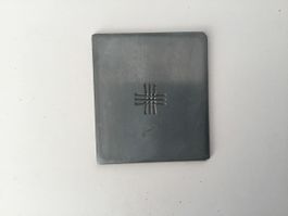 Cliche 3er Kreuz Symbol aus Blei