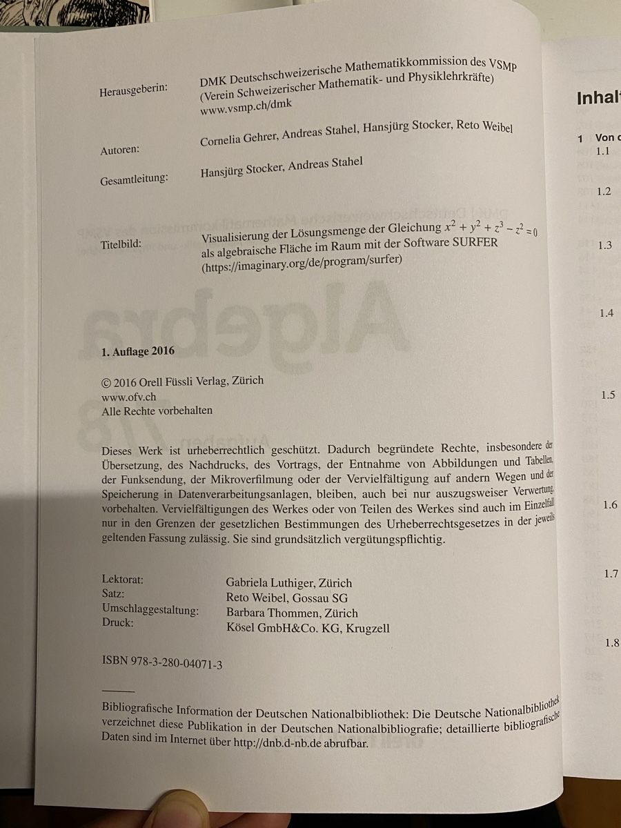 Libri: Algebra 7/8 – Nuovo (secondo la descrizione) da Lavin venduto da lor_f9mr 1