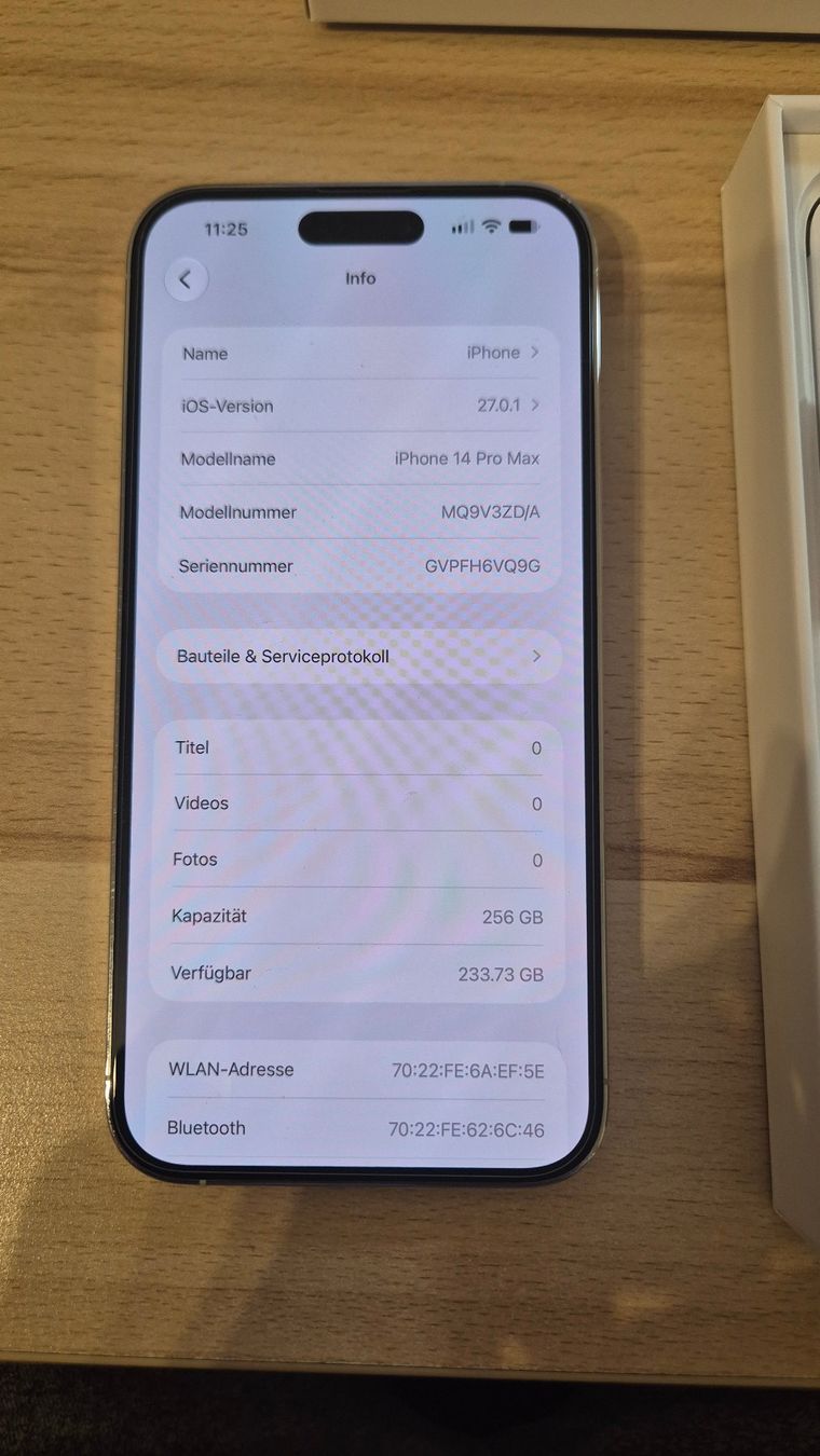 Apple Handys / Smartphones: iPhone 14 Pro Max 256GB Silver 3048 – Gebraucht aus Münchenbuchsee von MV_Solutions 1