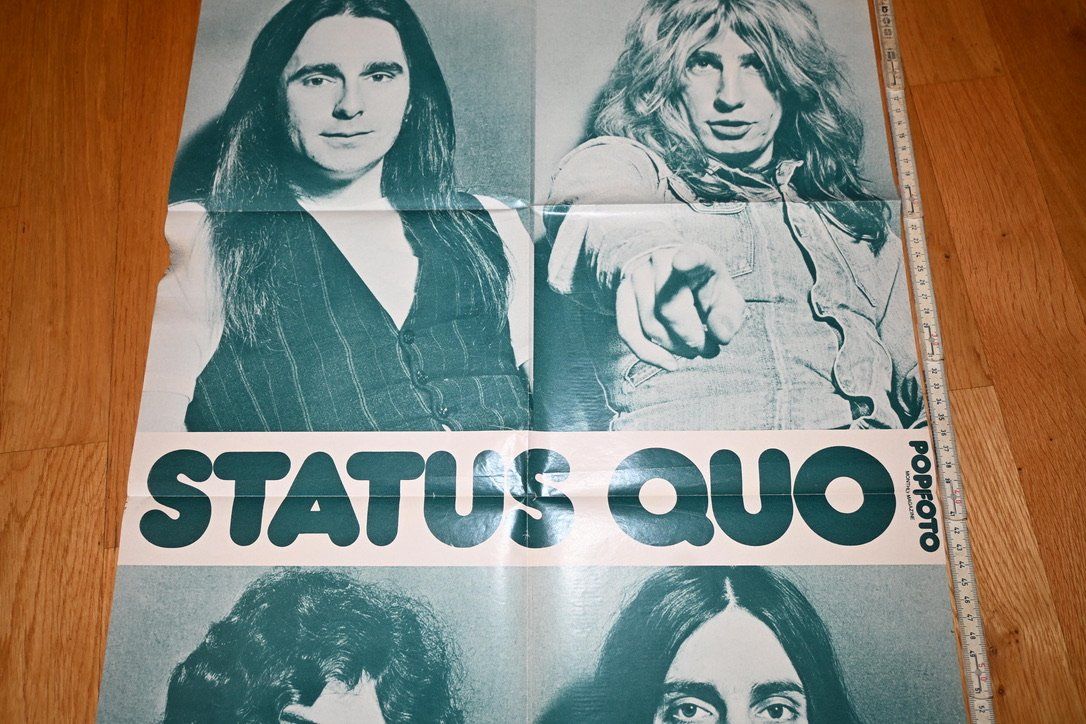 Riviste & Magazine: VINTAGE popfoto Poster STATUS QUO gross – Usato da Pfaffhausen venduto da mono_rec 4