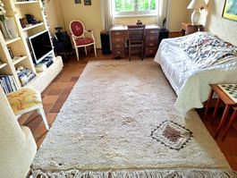 Grand tapis berbère marocain en laine – 200 x 300 cm