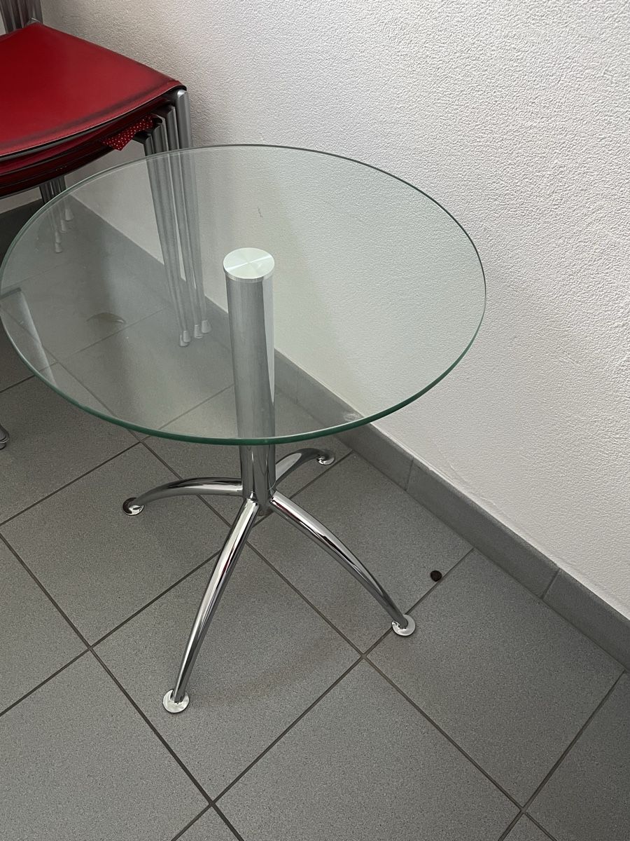 Chaises: 8 Designer Stühle, Leder rot – D'occasion à Chur par Moca17 2