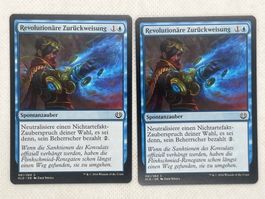 Magic: The Gathering 2x Revolutionäre Zurückweisung KLD