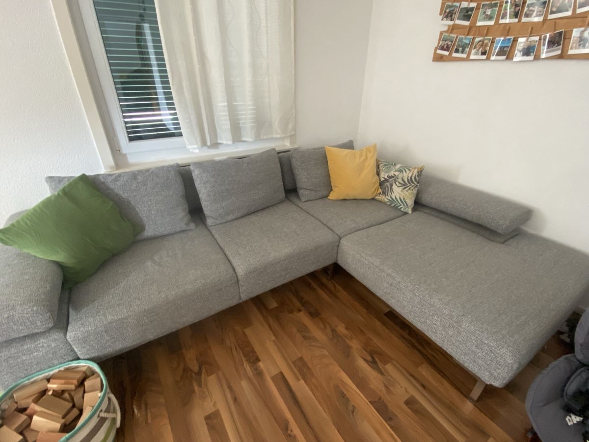 Sofas: Hellgraues, gemütliches Ecksofa – Gebraucht aus Zofingen von Anni2504 2