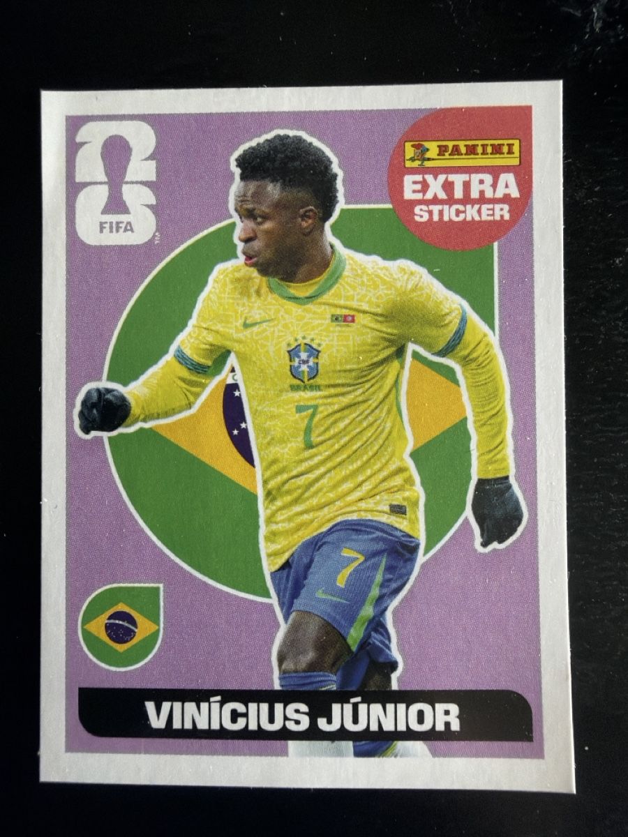 Panini Carte collezionabili: Vinícius Júnior Extra Sticker Panini – Nuovo (secondo la descrizione) da Liestal venduto da jim_7pkf