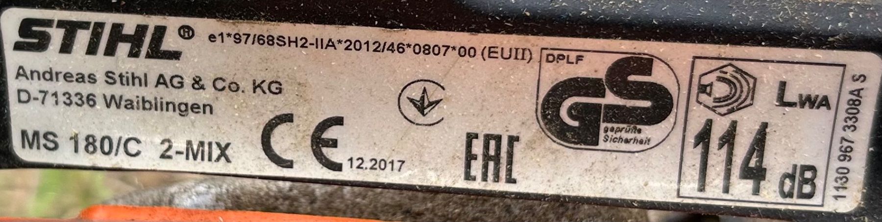 Stihl Sägen: Stihl MS 180 – Defekt aus Maseltrangen von regaboga 8