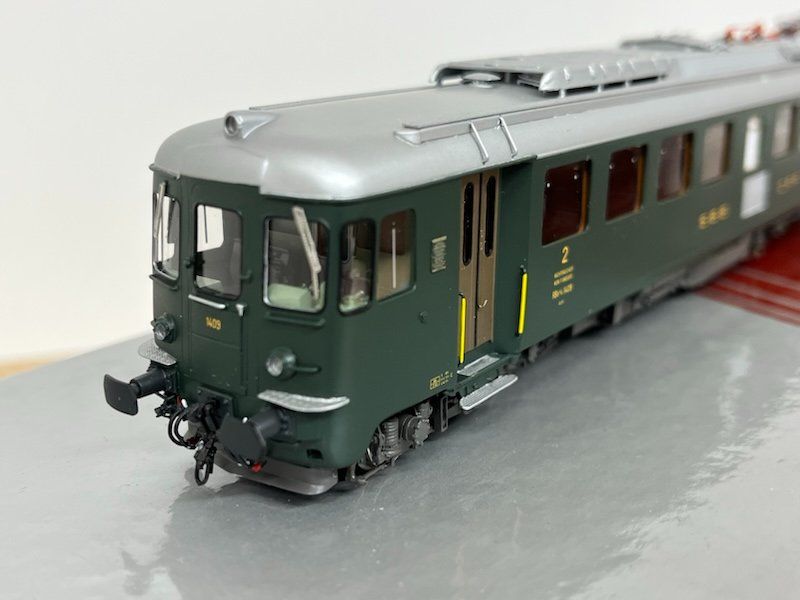 Lemaco Modelleisenbahnen: SBB Triebwagen RBe 4/4 Lemaco DC – Gebraucht aus Büsserach von ModellbahnDepot 1