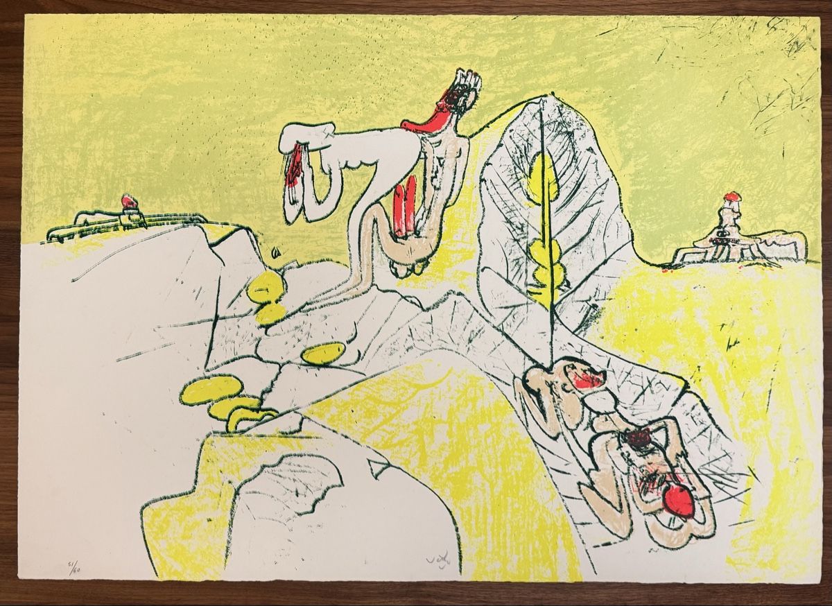 Arts picturaux & lithographies: Roberto MATTA Falbala - 1973 Lithographie – D'occasion à Solothurn par NUVICO