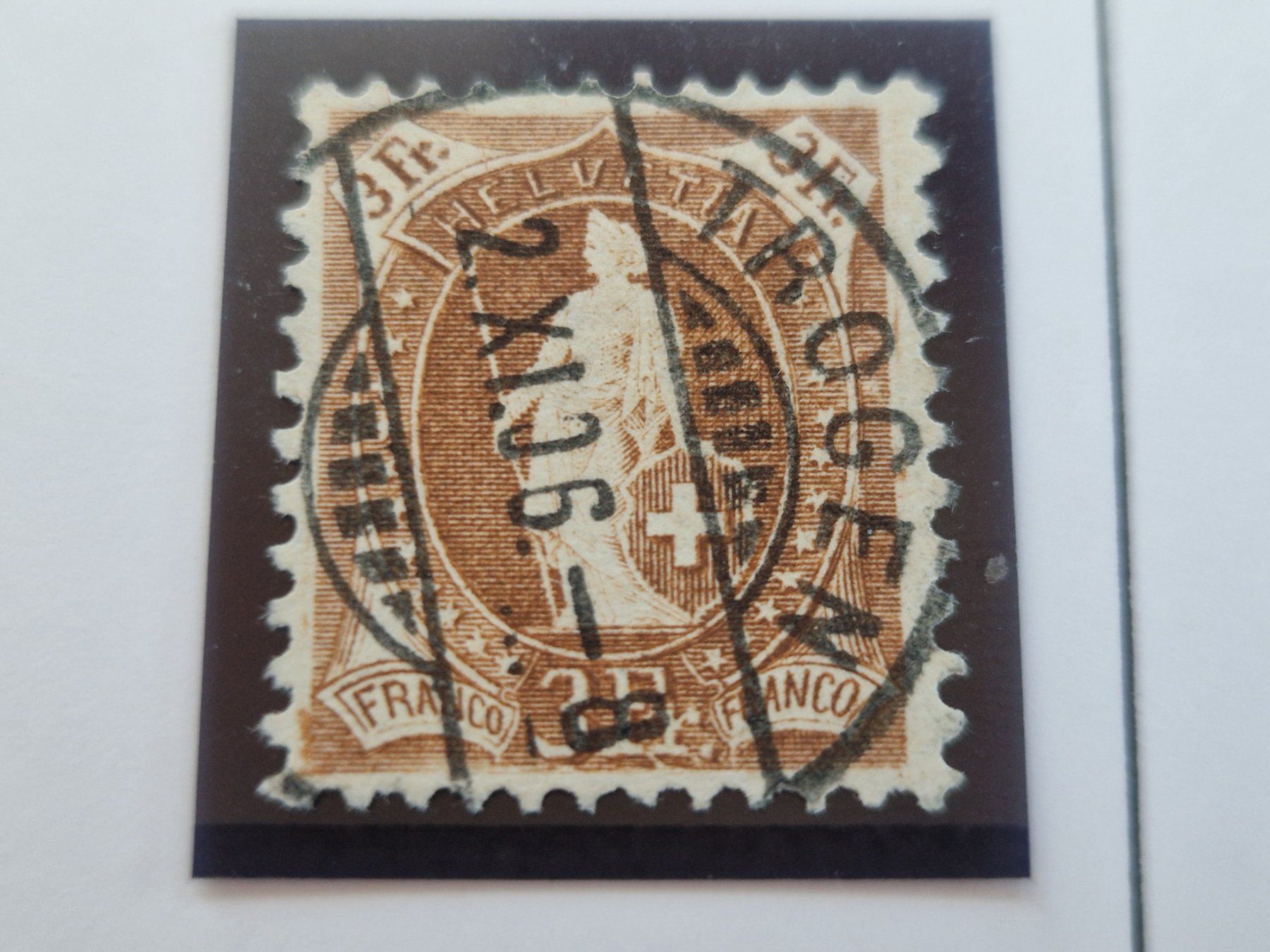 Tutti i francobolli: Stehende 92A, TROGEN, top Stück, ab 1.- – Usato da Burgdorf venduto da Glossy01