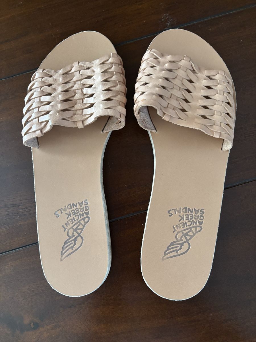 Damenschuhe: NEUE Leder Pantoletten Ancient Greek – Neu und originalverpackt aus Pratteln von sab_whk9 1