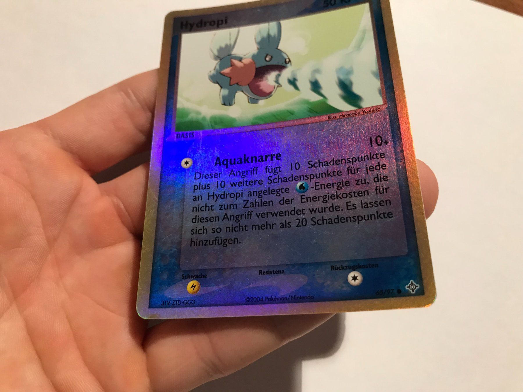 Pokémon Carte collezionabili: Hydropi reverse holo Ex Sandsturm DE – Usato da Hagendorn venduto da Pokecollectorch 2