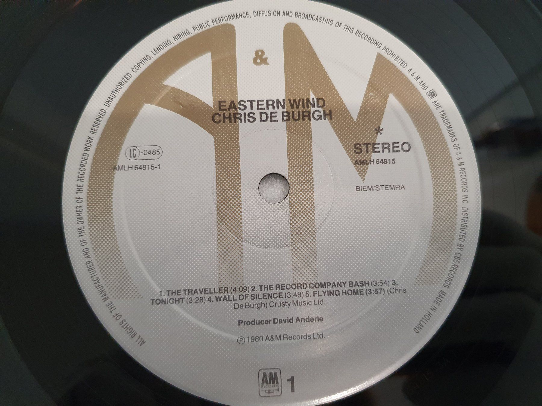 Dischi in vinile: Chris de Burgh – Eastern Wind – Usato da Uster venduto da Vinyl-Leidenschaft 3