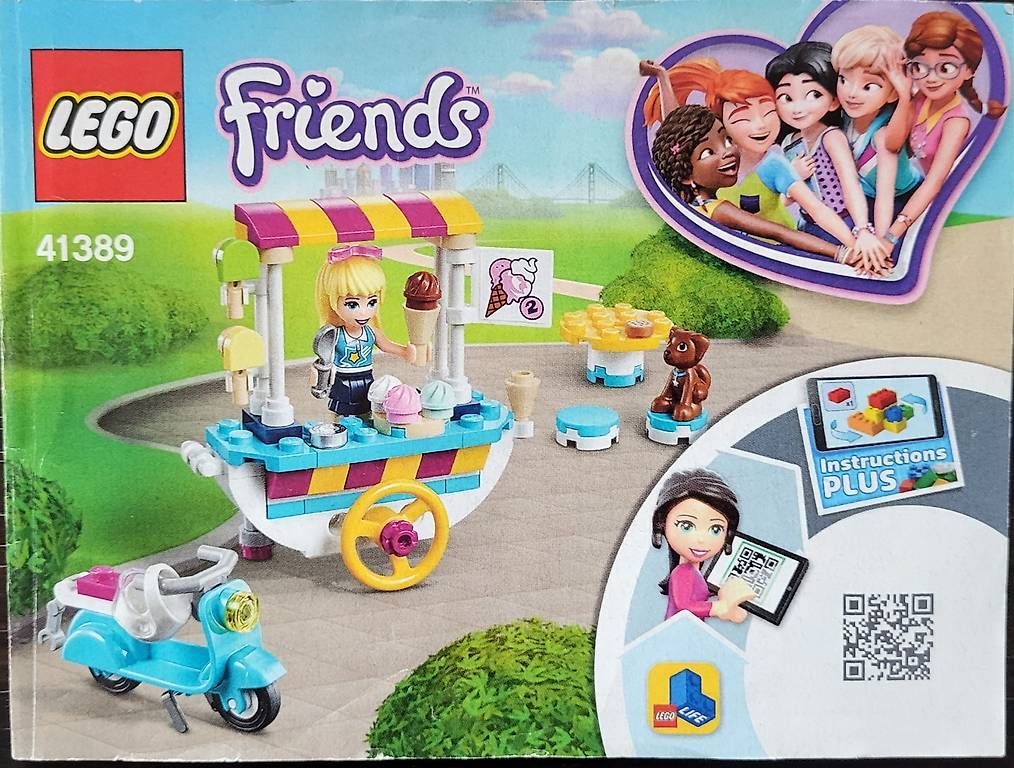 Lego Giocattoli: LEGO 41389  Stephanies mobiler Eiswagen – Usato da bern venduto da Ryukon