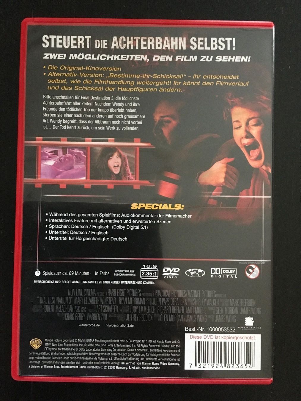 Alle DVDs: DVD Final Destination 3 – Gebraucht aus Regensdorf von scheissspiel 1