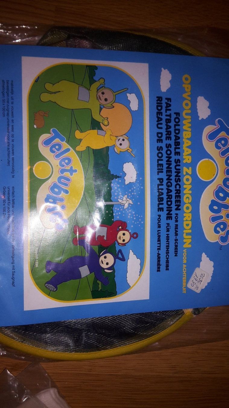 Toutes les pièces détachées: Heckscheibenschutz Teletubbies – Neuf avec emballage d'origine à Schwarzenburg par Flamingo07