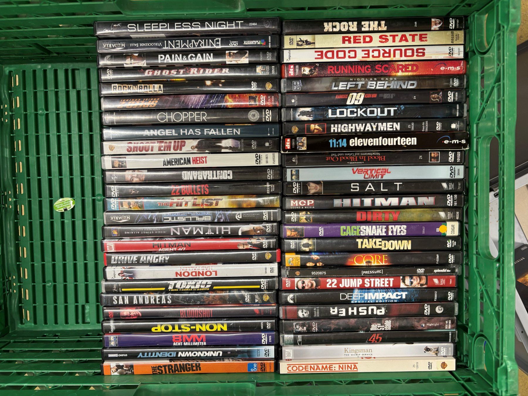 Tutti i DVDs: DVD Sammlung Genre Action 50 Stück – Usato da Basel venduto da andipfandi