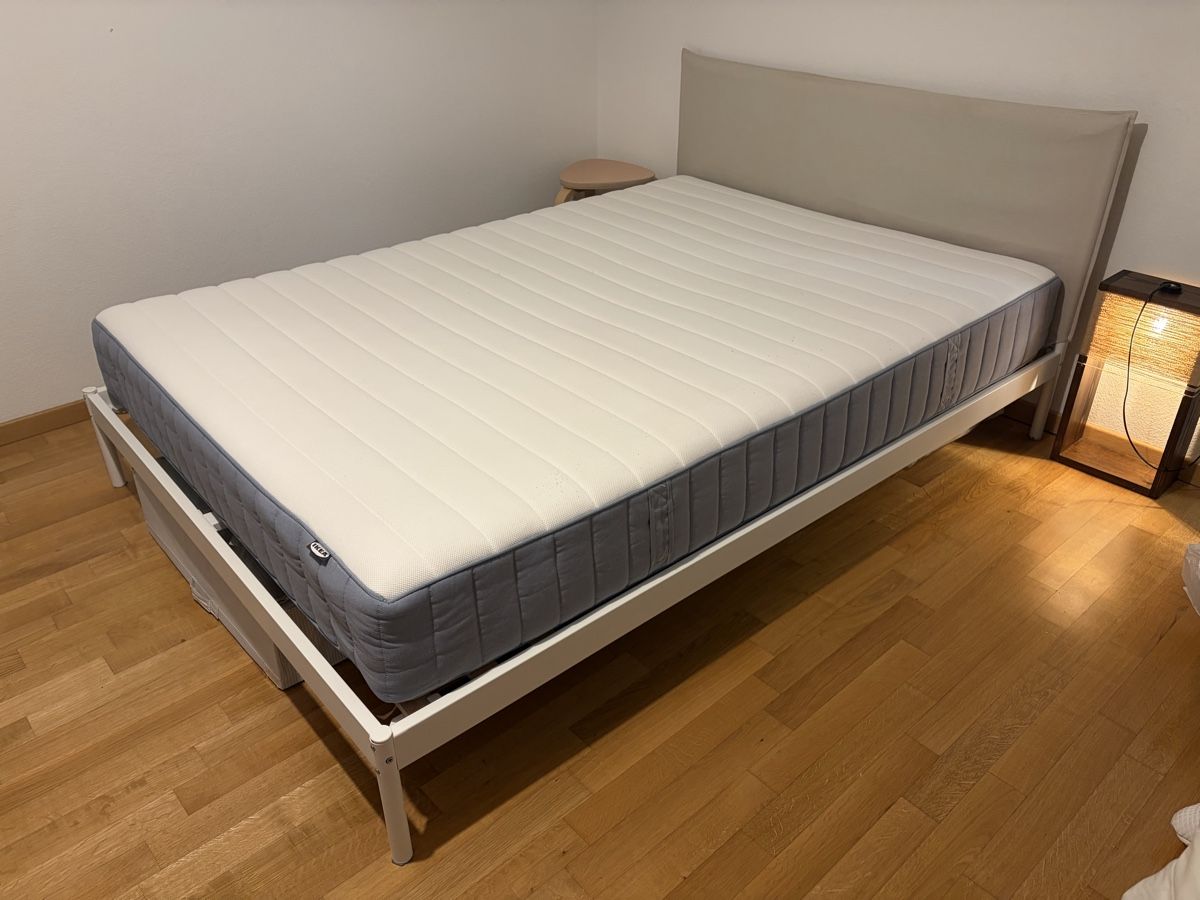 Betten: Ikea Kleppstad bed frame and mattress. Barely used – Gebraucht aus Zürich von edw_z8sn 2