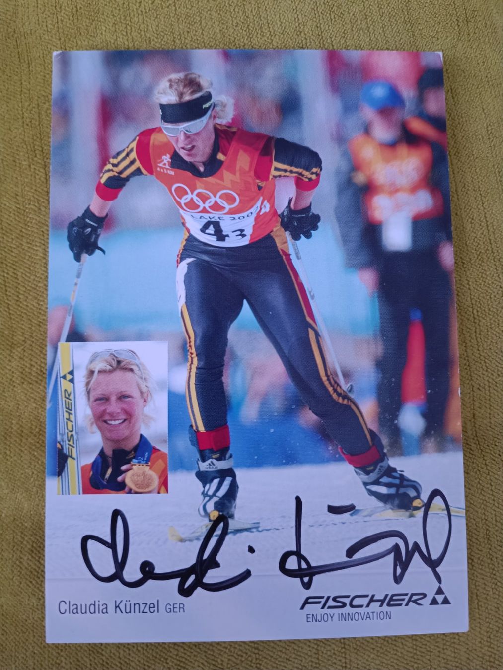 Autografi: Claudia Künzel - 2x Olympia Gold – Usato da Menziken venduto da Artographs