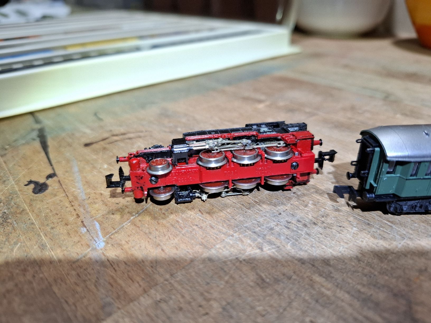 Modellini di ferrovie: Spur N Dampfzugkombi DB – Usato da Flaach venduto da maniv6 3