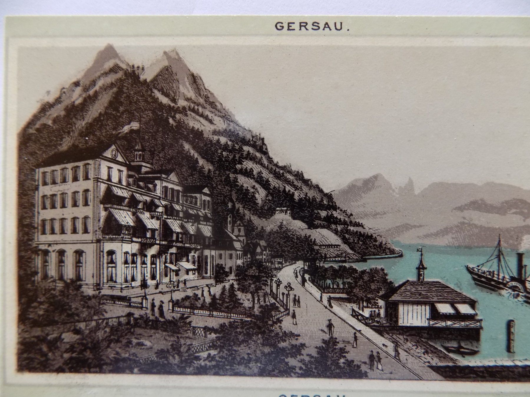 Incisioni: Gersau Kanton Schwyz – Usato da Risch venduto da Antikfee 3