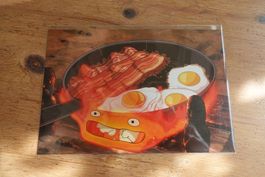 Ghibli Japan Postkarte - Calcifer Howl Moving Castle