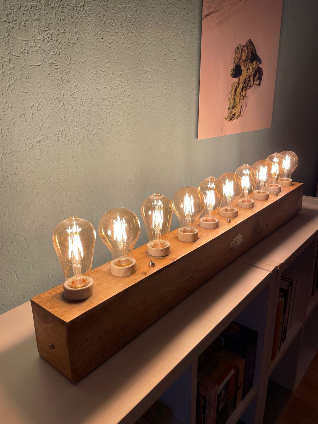 Lampen: Originelle Holzlampe mit Loft-Charakter – Gebraucht aus Gränichen von san_dfj9 2