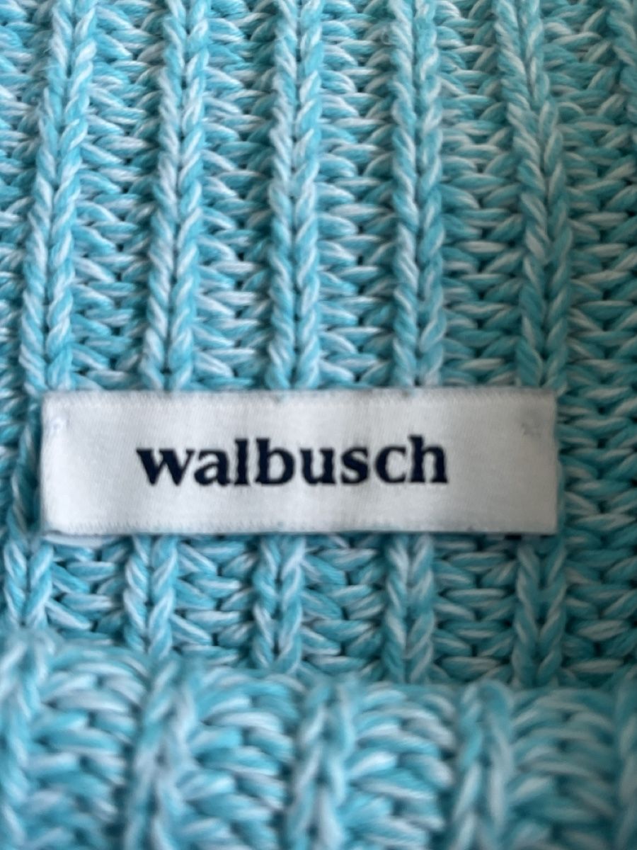 Walbusch Maglioni & Felpe: Walbusch Strickpullover Baumwolle Hellblau Gr. 38 Top! – Usato da Zürich venduto da Kleanthy 2