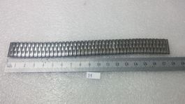 Uhrenarmband Fixoflex-S 17.95 mm Anstoss, Silber Farbe