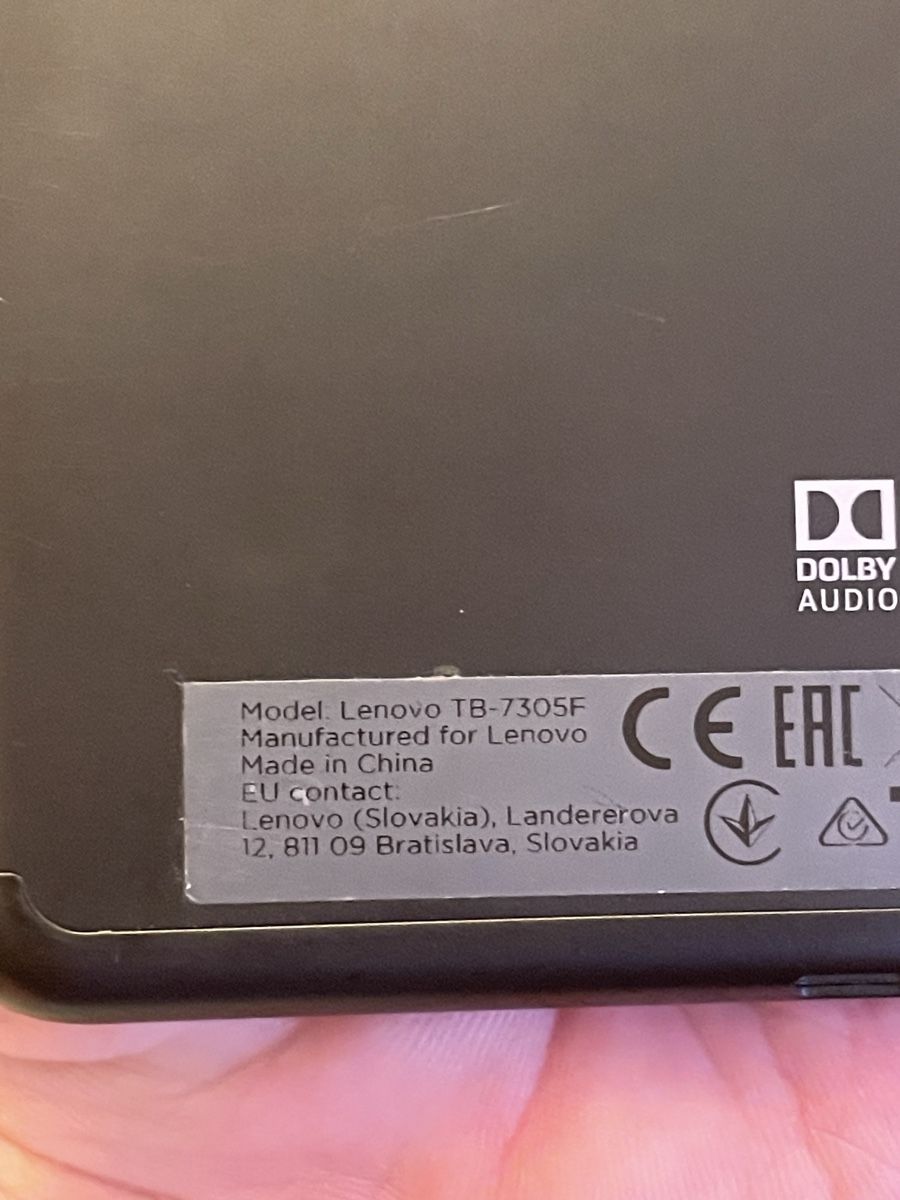 Lenovo Tablet PC: Lenovo TB-7305F 16GB – Usato da Wädenswil venduto da dai_2bcv 2