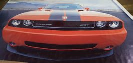 Dodge Challenger Werbung Banner Blache Poster