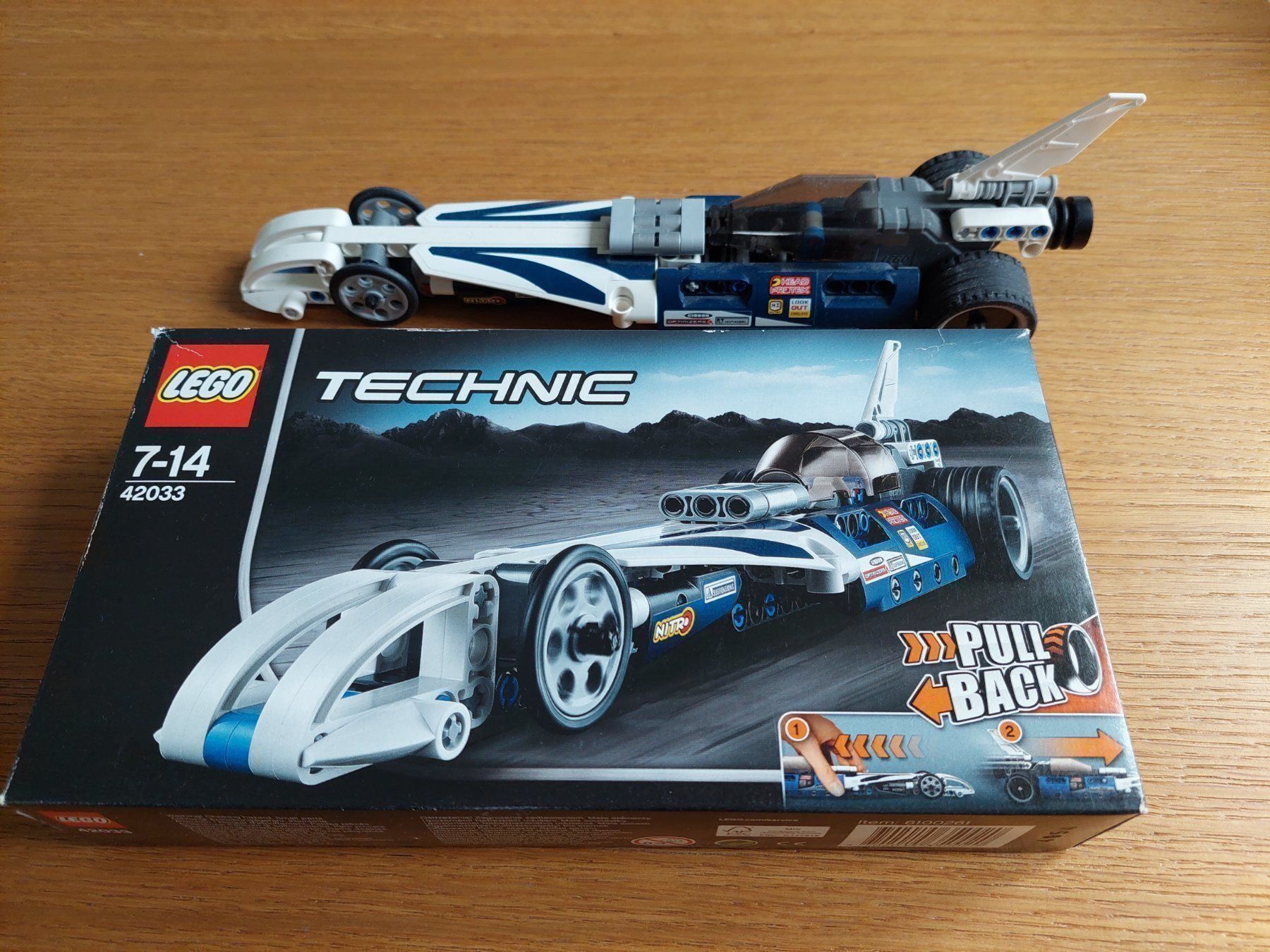 Lego Giocattoli: Lego Technic 42033 Pull Back Raketenauto – Usato da Abtwil AG venduto da kidimagic1 2