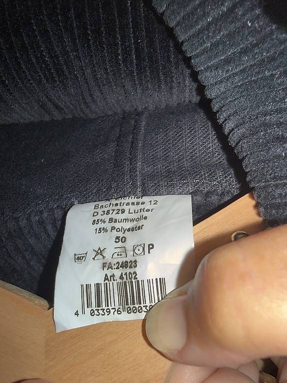 Pantaloni: Zimmersmannkluft Gr. 50 von Eiko – Usato da Dittingen venduto da Scramchi 1