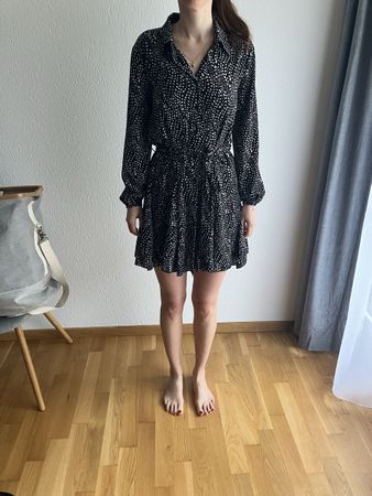 Nuna Lie Kleid, Grösse S, Schwarz/Weiss