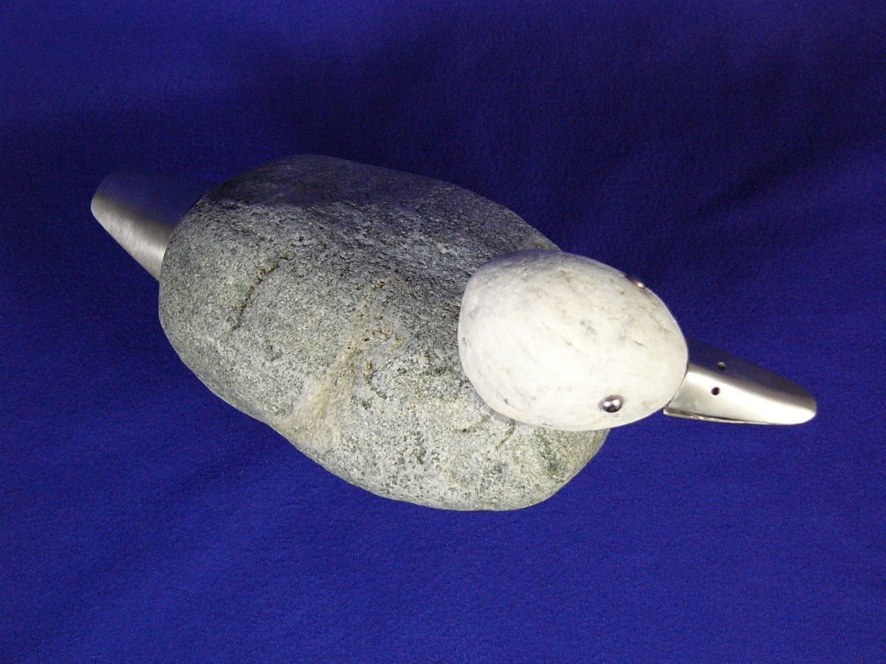Figuren: Ente aus Stahl und Stein – Neu (gemäss Beschreibung) aus Einsiedeln von steelandstone 5