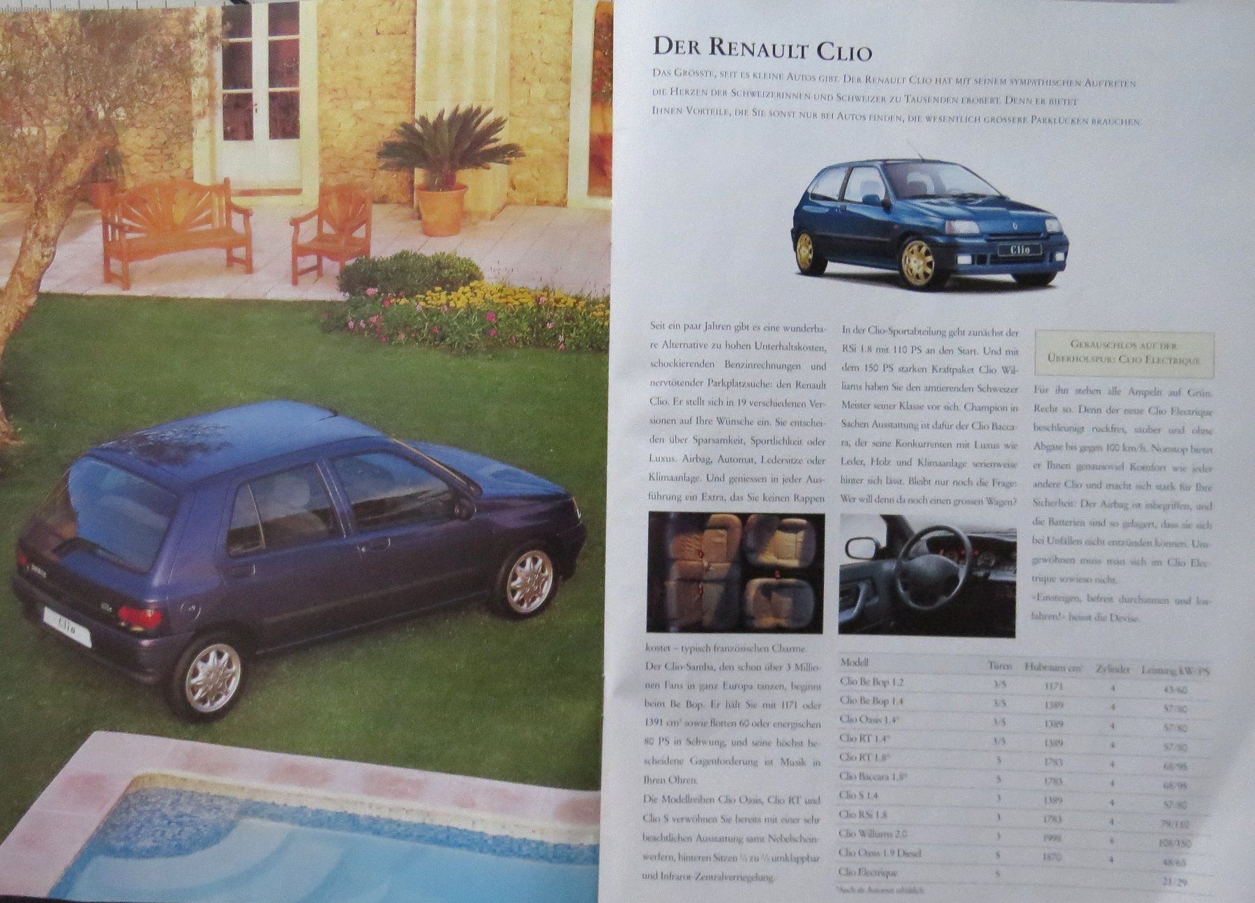 Renault Documenti: Prospekt Renault 1996 Programm + 1 Poster – Nuovo (secondo la descrizione) da Ettingen venduto da campione_1 1