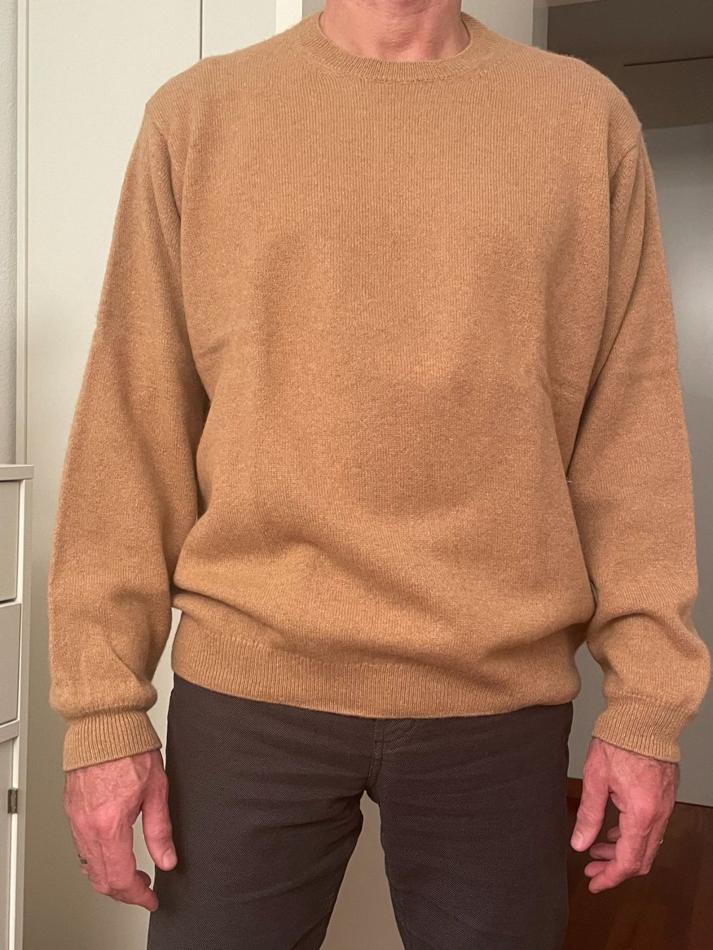 Maglioni & Felpe: Pull camel à manches longues – Usato da OBERENGSTRINGEN venduto da Lolo6316