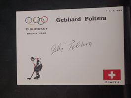 Gebi Poltera - Olympia Bronze - Handsigniert