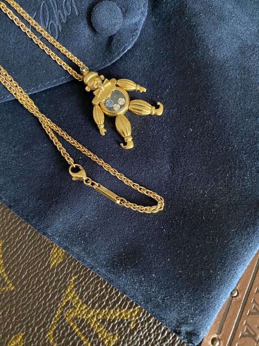 Chopard Ciondoli: Orig. Chopard Harlekin / Clown mit Kette – Usato da Kilchberg ZH venduto da happyymee 7