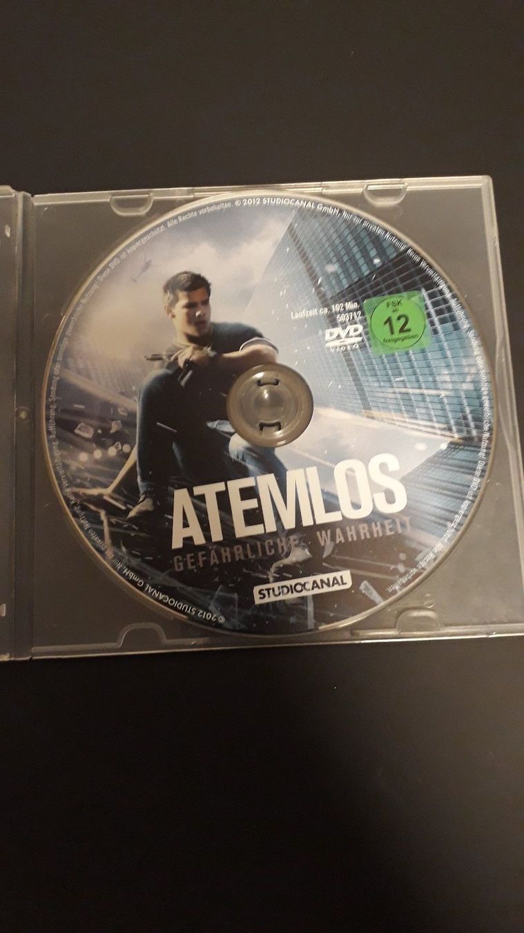 Tutti i DVDs: DVD ATEMLOS – Usato da Freudwil venduto da Feenland2010
