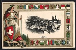 St. Gallen, Ortspartie aus der Vogelscha