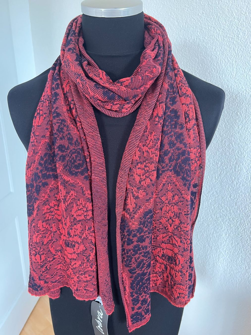 Colora Foulards, Tücher & Schals: Colora Schal, Dunkelblau/Rost, NEU – Neu und originalverpackt aus Worb von farben20zauber 1