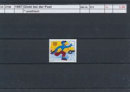 1997 "Globi bei der Post", ** postfrisch