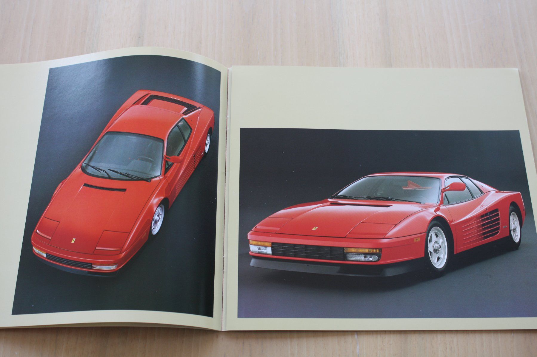 Ferrari Documenti: Ferrari Testarossa Prospekt 1988 – Usato da Wikon venduto da erwin400 2
