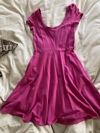 Vestito Benetton XS/S Rosa fucsia