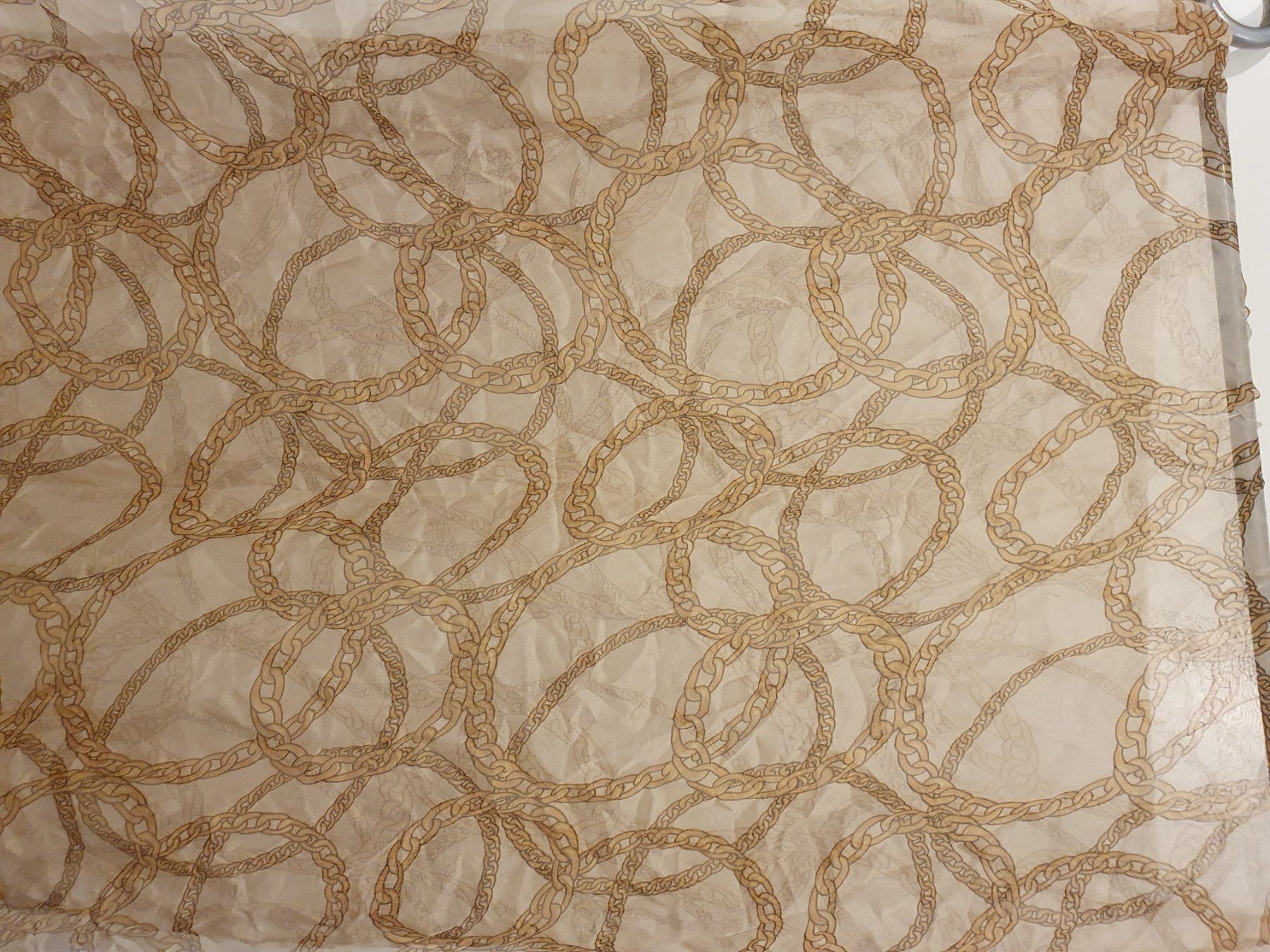 Foulards, Tücher & Schals: Schal, weiss Goldketten – Neu (gemäss Beschreibung) aus Heinrichswil von sabi2809 1
